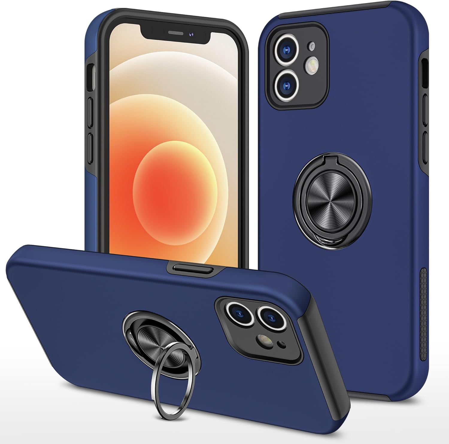 Coque hybride magnétique invisible pour iPhone 12 Mini Coque hybride magnétique invisible pour iPhone 12 Mini
